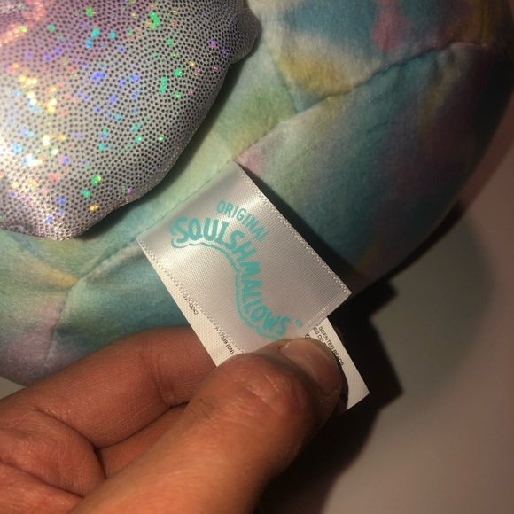 SQUISHMALLOWS Kellytoy Anouk The Tye Dye Unicorn Plush Mystery Plush 8” - Picture 3 of 5